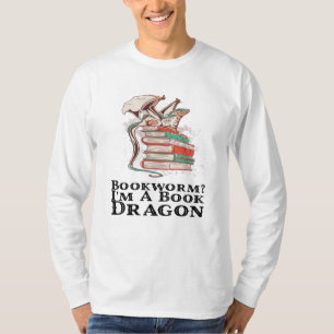 Books - Bookworm? I'm A Book Dragon T-Shirt