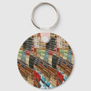 BOOKS Bookworm Library Read Learn Bookshelf GIFTS Key Ring