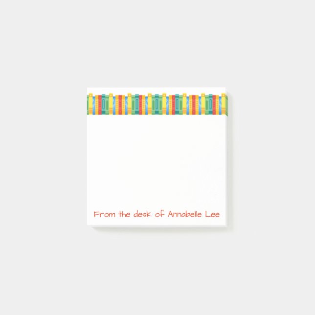 Books Border Post-it Notes (Front)