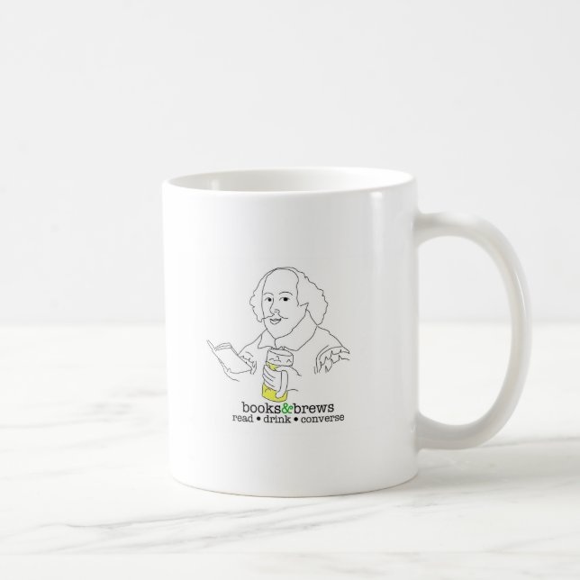 Books & Brews Logo Coffee Mug (Right)