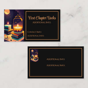 Books & Candlelight Business Card
