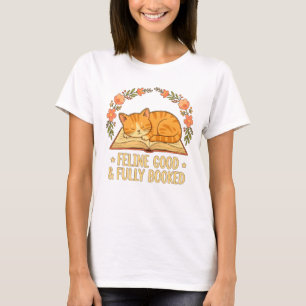 Books, Cats, & Cosy Naps - Librarian Life T-Shirt