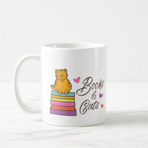 Books & Cats Mug