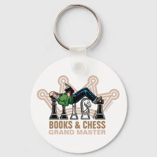 Books & Chess Grand Master Key Ring