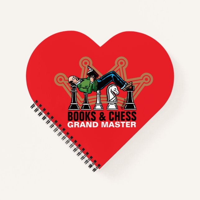 Books & Chess Grand Master Notebook (Front)