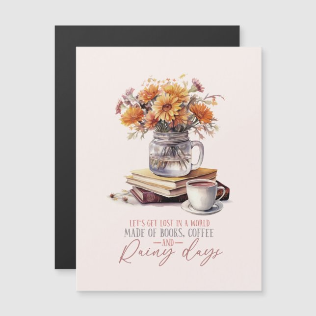 Books, Coffee and Rainy Days (Front/Back)
