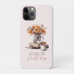 Books, Coffee and Rainy Days Case-Mate iPhone Case