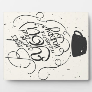 Books Coffee And You Makes Me Happy Plaque