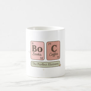 “Books & Coffee Mug – Cozy Reader Aesthetic Cup