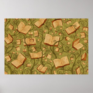 Books (Colour 3) Poster