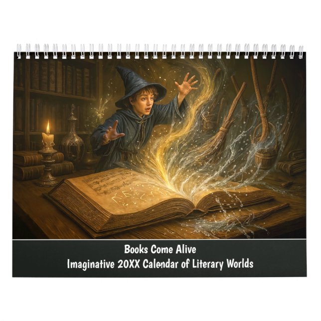 Books Come Alive – Imaginative Literary Calendar (Cover)