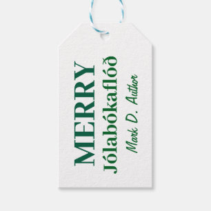 Books & Cosy Nights: Merry Jolabokaflod Gift Tags