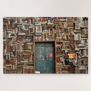 Books, difficult jigsaw puzzle