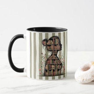 Books Feed My Imagination for Bookish Mug