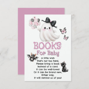 Books for Baby – A Boo-tiful Keepsake Request Enclosure Card