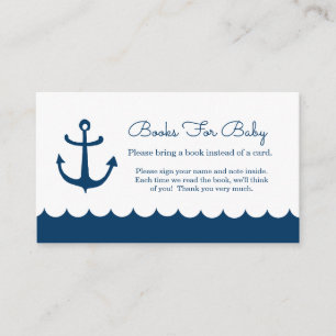 Books For Baby Baby Shower Enclosure Card