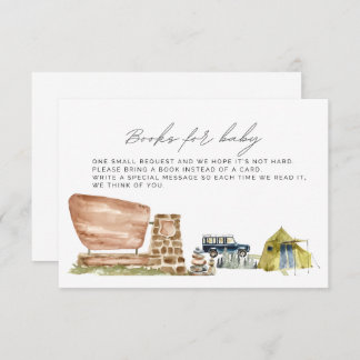 Books For Baby, Baby Shower enclosure card, Nation