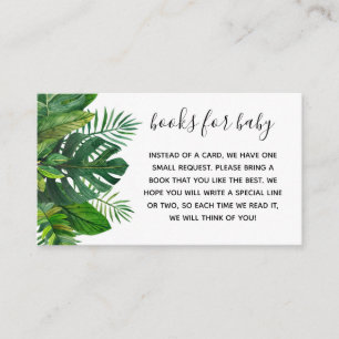 Books for Baby   Baby Shower Invitation Insert