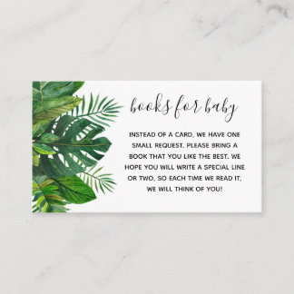Books for Baby | Baby Shower Invitation Insert