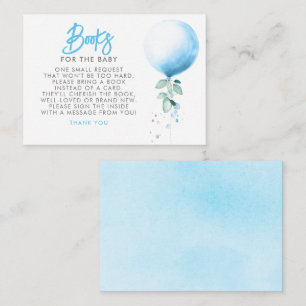 Books For Baby Baby Shower Request Card