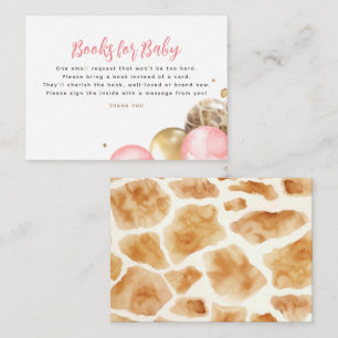 Books For Baby Baby Shower Request Card