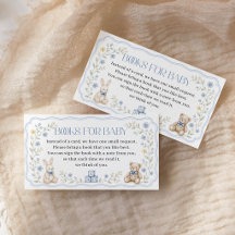 Books For Baby Blue Floral Nursery Baby Shower