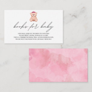 Books for Baby Bonjour Bebe French baby shower Enc Enclosure Card