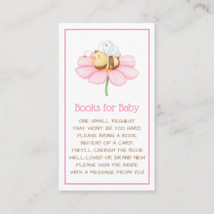 Books for Baby Bumble Bee and Flower Enclosure Card