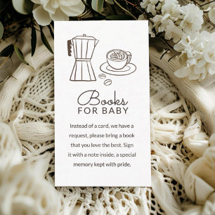 Books for Baby Cafe Baby Shower Enclosure Card
