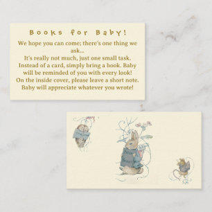 Books for Baby Classic Bunnies Themed Enclosure Card