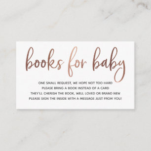 Books for Baby insert card