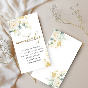 Books for Baby Insert Card - It’s A Boy Gold