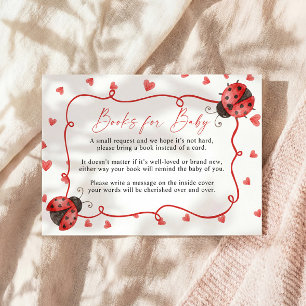 Books for Baby ladybug Request Card