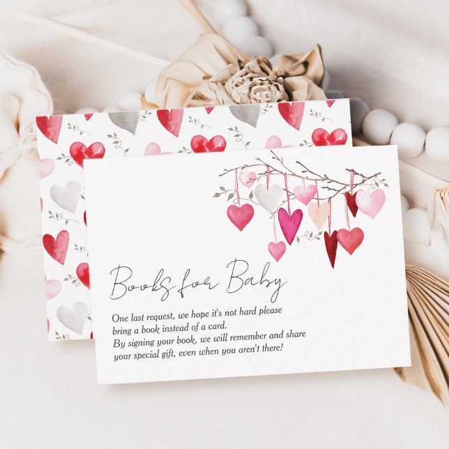 Books for Baby Little Sweetheart Baby Shower Enclosure Card (Creator Uploaded)