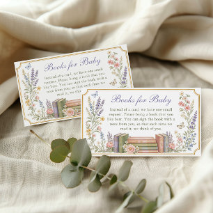 Books For Baby New Chapter Storybook Baby Shower Enclosure Card