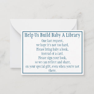Books For Baby Note Card