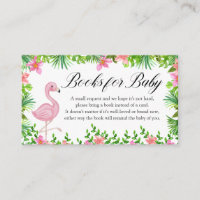 Books for Baby Pink Flamingo Tropical Flowers