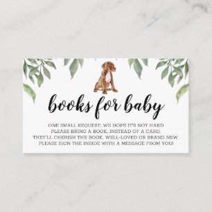 Books for Baby Pit BullBoho Greenery- Enclosure Card