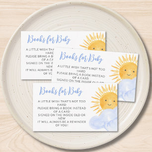 Books For Baby Ray Of Sunshine Baby Shower Enclosure Card
