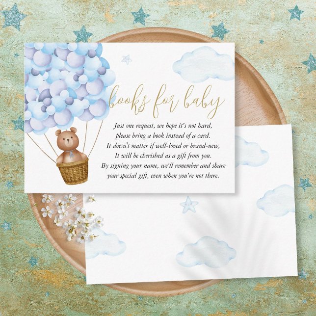 Books For Baby Request Bearly Wait Baby Shower Enclosure Card (Creator Uploaded)
