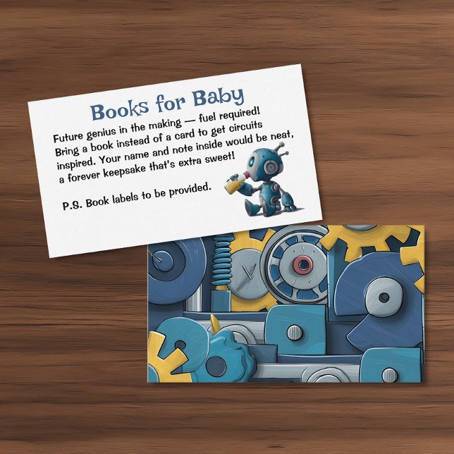 Books for Baby Robot Gears Enclosure Card (Creator Uploaded)