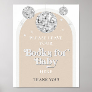 Books for Baby Sign Disco Ball Baby Shower