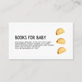 Books for Baby - Taco Enclosure Card