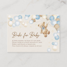 Books For Baby Teddy Bear Boy Baby Shower