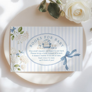 Books for baby Vintage French Coquette Baby Shower Enclosure Card