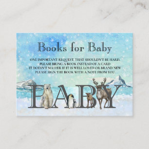 Books for Baby Winter Arctic Animals Christmas  En Enclosure Card