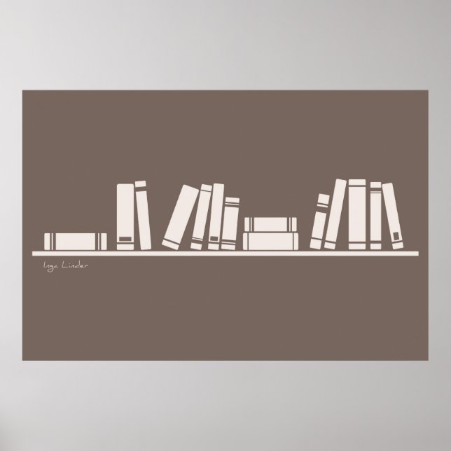 books for wise guy or reading lover poster (Front)