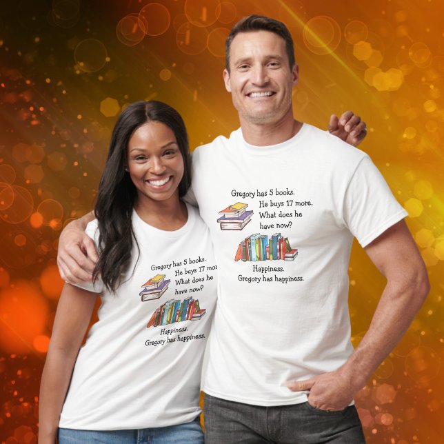 Books = Happiness, Love to Read T-Shirt (Creator Uploaded)