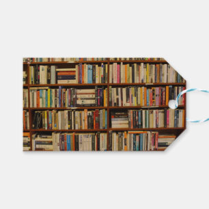 Books in the library Gift Bag Tags