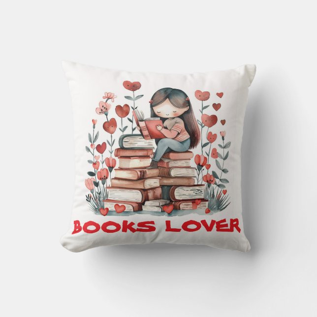 BOOKS LOVER CUSHION (Front)